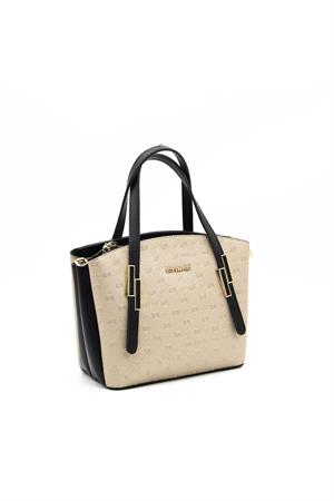 Silver & Polo SP1021 Kadın El Çantası Nut-Siyah