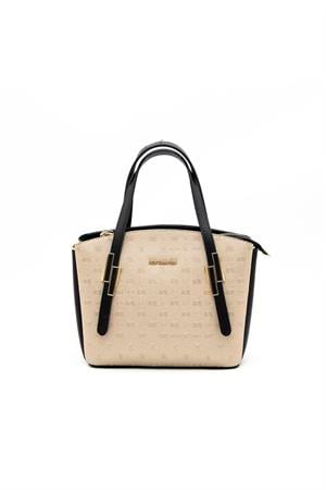 Silver & Polo SP1021 Kadın El Çantası Nut-Siyah