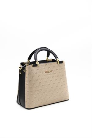 Silver & Polo SP1069 Kadın El Çantası Nut-Siyah
