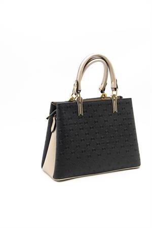Silver & Polo SP1081 Kadın El Çantası Siyah-S.Nut