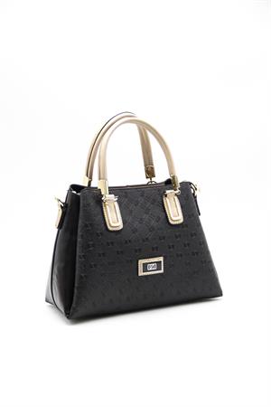 Silver & Polo SP1082 Kadın El Çantası Siyah-S.Nut