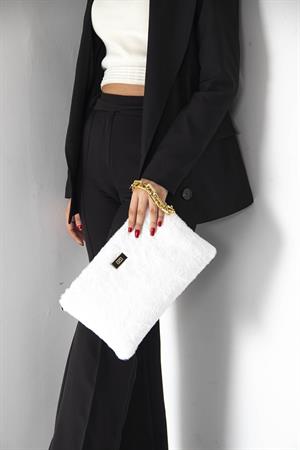 Silver & Polo SP1034 Kadın Portföy & Clutch Beyaz