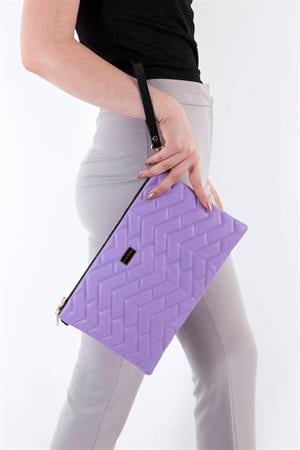 Silver & Polo SP1034 Kadın Portföy & Clutch Lila