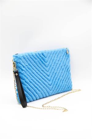Silver & Polo SP1034 Kadın Portföy & Clutch Mavi