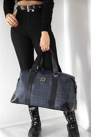 Silver & Polo SP873 Kadın Seyahat Çantası Lacivert-Siyah