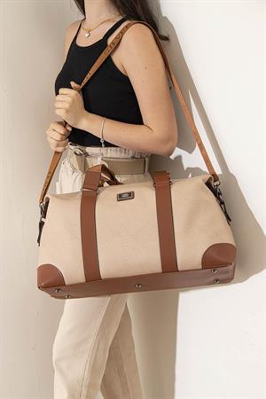 Silver & Polo SP873 Kadın Seyahat Çantası Nut-Taba