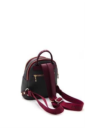 Silver & Polo SP983 Kadın Sırt Çantası Siyah-Bordo