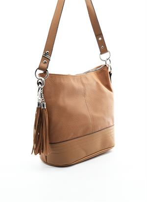 Jacquline IM496 Omuz Çantası Taba