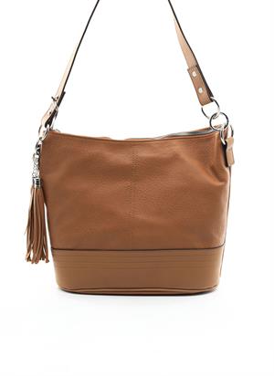 Jacquline IM496 Omuz Çantası Taba