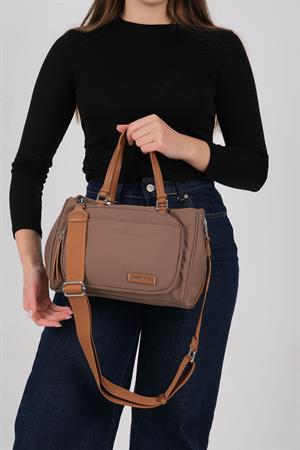 Silver & Polo 1227 Kadın Omuz Çantası Kahve-Taba