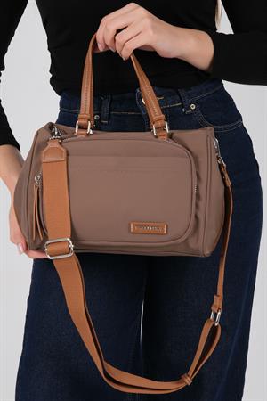 Silver & Polo 1227 Kadın Omuz Çantası Kahve-Taba