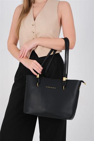 Silver & Polo 1239 Kadın Omuz Çantası Siyah