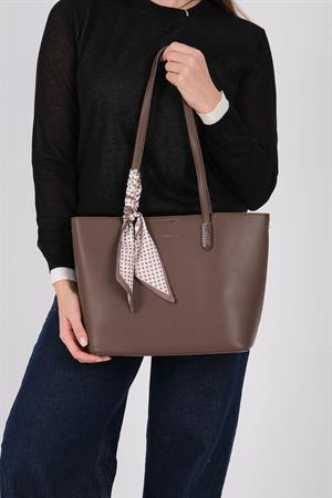 Silver & Polo 1238 Kadın Omuz Çantası Kahve