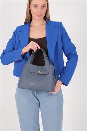 Silver & Polo 1240 Kadın Omuz Çantası Mavi