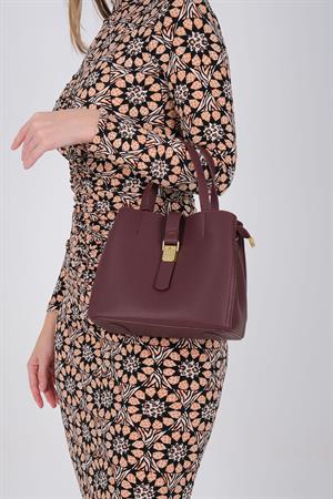 Silver & Polo 1245 Kadın Omuz Çantası Bordo