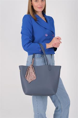 Silver & Polo 1247 Kadın Omuz Çantası Mavi