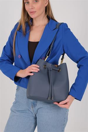Silver & Polo 1241 Kadın Omuz Çantası Mavi