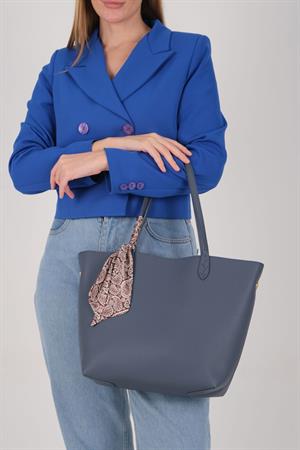 Silver & Polo 1247 Kadın Omuz Çantası Mavi