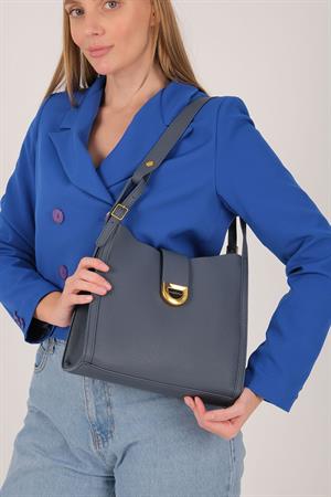 Silver & Polo 1242 Kadın Omuz Çantası Mavi