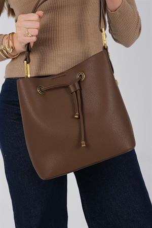 Silver & Polo 1241 Kadın Omuz Çantası Kahve