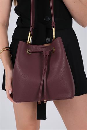 Silver & Polo 1241 Kadın Omuz Çantası Bordo
