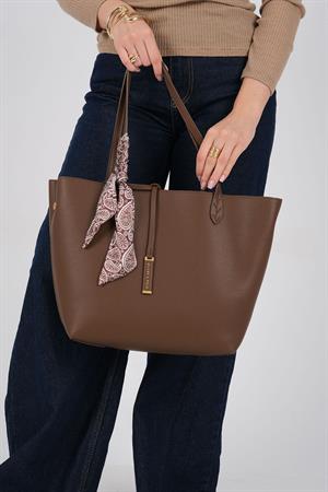 Silver & Polo 1247 Kadın Omuz Çantası Kahve