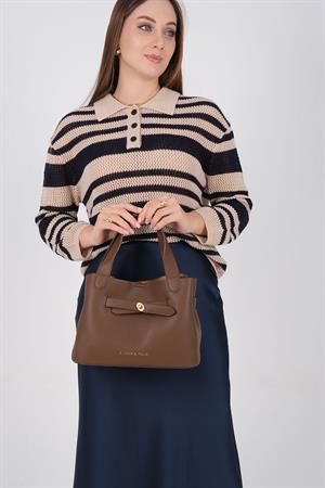 Silver & Polo 1240 Kadın Omuz Çantası Kahve