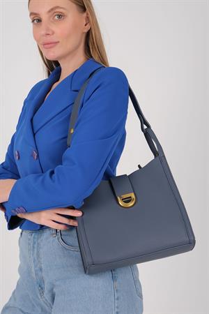 Silver & Polo 1242 Kadın Omuz Çantası Mavi