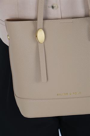 Silver & Polo 1243 Kadın Omuz Çantası Bej