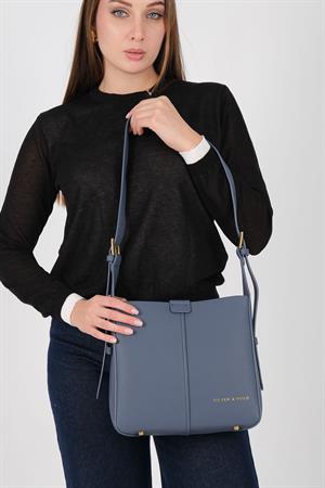 Silver & Polo 1249 Kadın Omuz Çantası Mavi