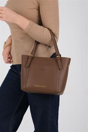 Silver & Polo 1244 Kadın Omuz Çantası Kahve