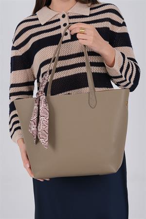 Silver & Polo 1247 Kadın Omuz Çantası Vizon