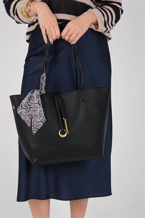 Silver & Polo 1247 Kadın Omuz Çantası Siyah