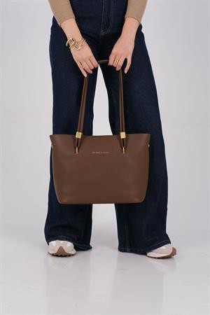 Silver & Polo 1241 Kadın Omuz Çantası Kahve