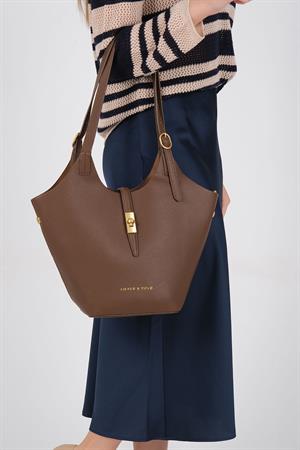 Silver & Polo 1246 Kadın Omuz Çantası Kahve