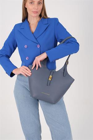 Silver & Polo 1246 Kadın Omuz Çantası Mavi