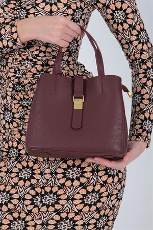 Silver & Polo 1245 Kadın Omuz Çantası Bordo