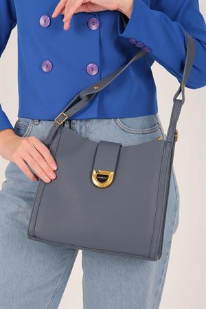 Silver & Polo 1242 Kadın Omuz Çantası Mavi