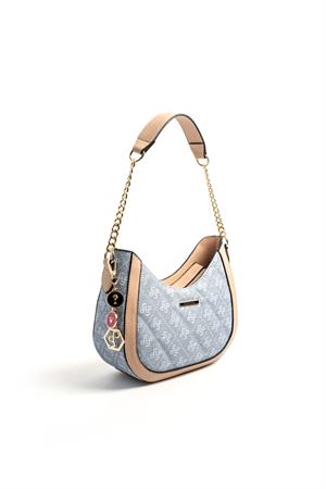 Silver & Polo SP1168 Kadın Omuz Çantası Mavi-Ten