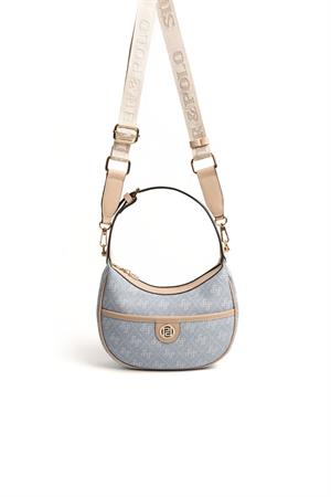 Silver & Polo SP1194 Kadın Omuz Çantası Mavi-Ten