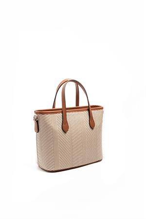 Silver & Polo SP1185 Kadın El Çantası Bej-Taba