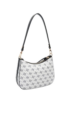 Silver & Polo SP1259 Kadın Omuz Çantası Beyaz-Siyah