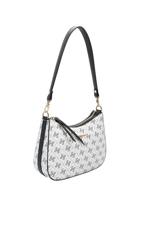 Silver & Polo SP1259 Kadın Omuz Çantası Beyaz-Siyah