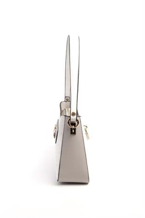 Silver & Polo SP1102 Kadın Omuz Çantası Beyaz-A.Gri