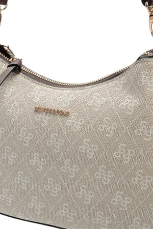 Silver & Polo SP1259 Kadın Omuz Çantası Taş-Kahve