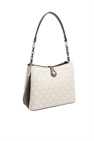 Silver & Polo SP974 Kadın Omuz Çantası Taş-Kahve