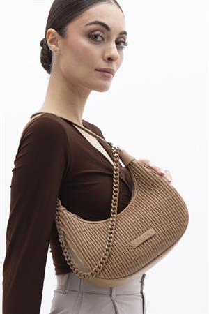 Sısley SLY208 Omuz Çantası Camel