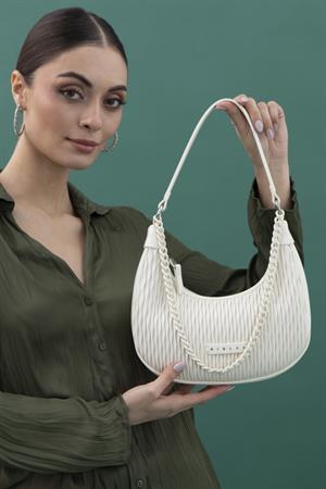 Sısley SLY208 Omuz Çantası Beyaz