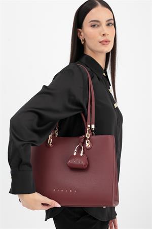 Sısley SLY260 Kadın Omuz Çantası Bordo