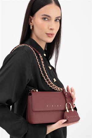 Sısley SLY265 Kadın Omuz Çantası Bordo